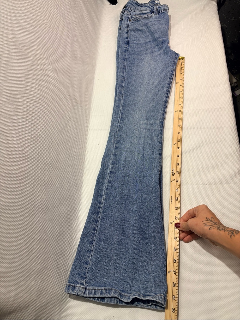 Altar'd State Light Blue Flare Jeans